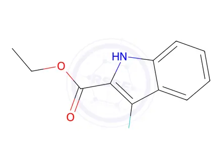 Chemical structure of Ethyl 3-fluoro-1H-indole-2-carboxylate