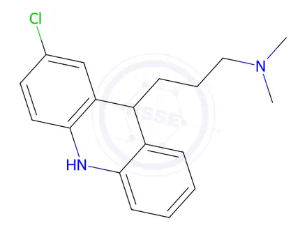 Chemical structure of Clomacran