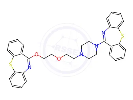 Chemical structure of Quetiapine Impurity W