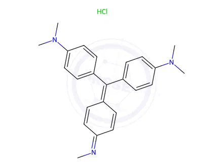Chemical structure of Methyl Violet 6B
