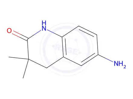 Chemical structure of 6-Amino-3,3-dimethyl-3,4-dihydroquinolin-2(1H)-one