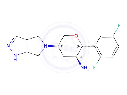 Chemical structure of Omarigliptin Impurity