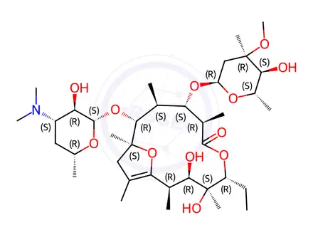 Chemical structure of Erythromycin Impurity 111