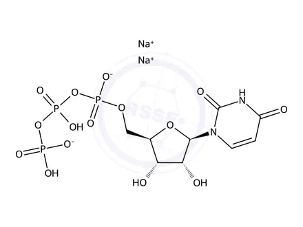 Chemical structure of Uridine 5'-Triphosphate Disodium Salt