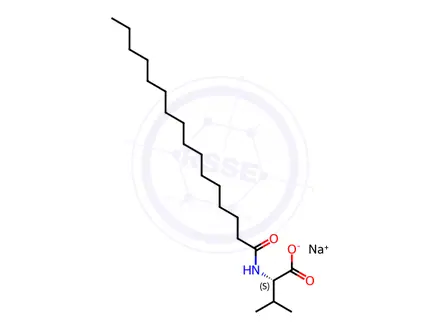 Chemical structure of Valine Impurity 97
