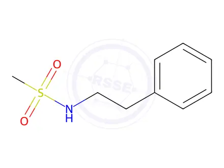 Chemical structure of N-phenethylmethanesulphonamide