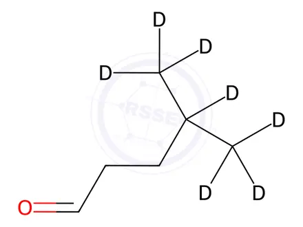 Chemical structure of 4-Methylpentanal-d7