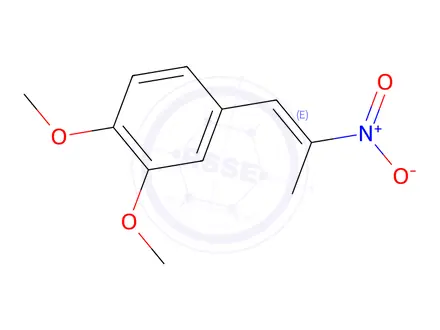 Chemical structure of (E)-1,2-Dimethoxy-4-(2-nitroprop-1-en-1-yl)benzene