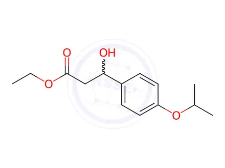 Chemical structure of Ethyl β-hydroxy-4-(1-methylethoxy)benzenepropanoate