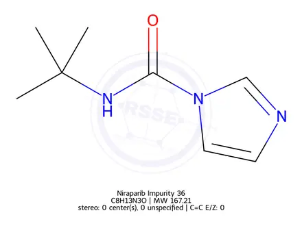 Chemical structure of Niraparib Impurity 86