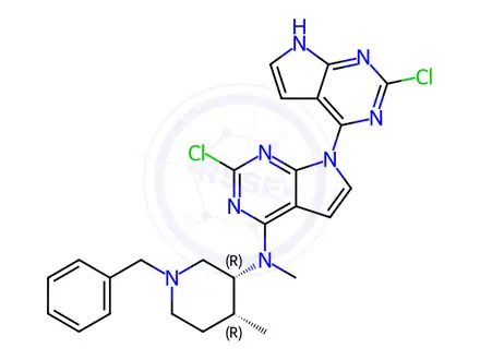 Chemical structure of Tofacitinib Impurity 134