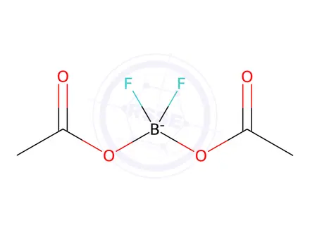 Chemical structure of Boron Trifluoride Acetic Acid Complex