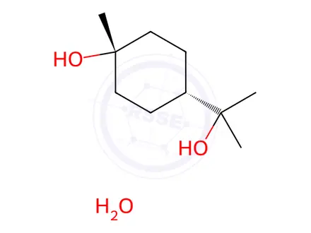 Chemical structure of Terpin Monohydrate