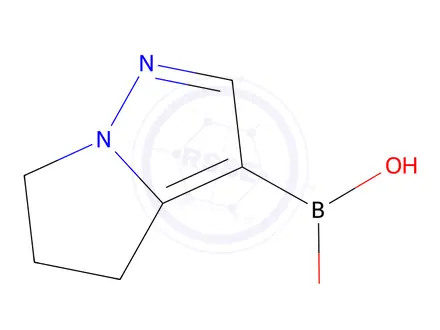 Chemical structure of 5,6-dihydro-4H-pyrrolo[1,2-b]pyrazol-3-ylboronic acid