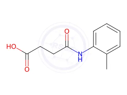 Chemical structure of 4-[(2-Methylphenyl)amino]-4-oxobutanoic acid