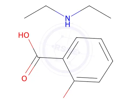 Chemical structure of Carbasalate EP Impurity C Diethylamine