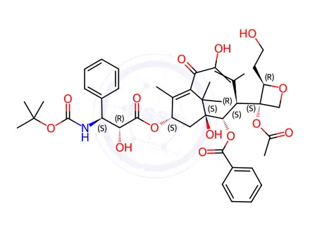 Chemical structure of 10-Oxo 7,8-Seco-docetaxel