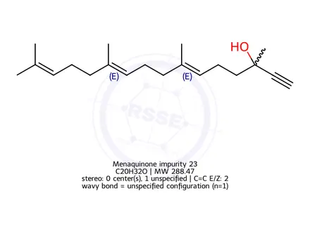 Chemical structure of Menaquinone Impurity 23