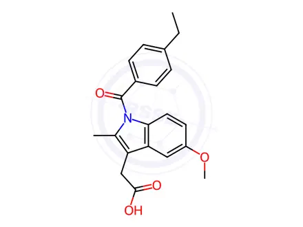 Chemical structure of Cinmetacin Impurity 41