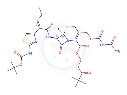 Chemical structure of Cefcapene Impurity 103