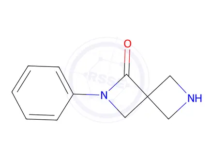 Chemical structure of 2-phenyl-2,6-diazaspiro[3.3]heptan-1-one