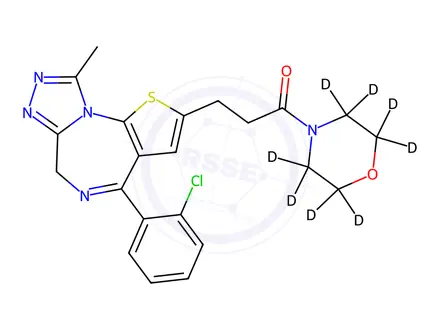 Chemical structure of Apafant-d8
