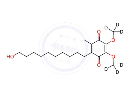 Chemical structure of Idebenone-d6