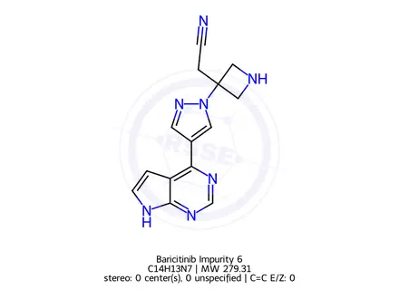 Chemical structure of Baricitinib Impurity 16 (2HCl Salt)