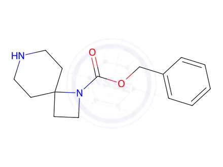 Chemical structure of Benzyl 1,7-diazaspiro[3.5]nonane-1-carboxylate