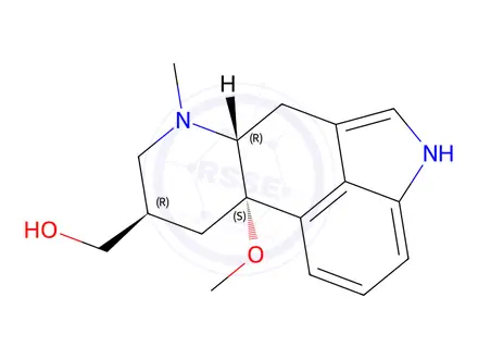 Chemical structure of 10α-Methoxy-9,10-dihydrolysergol