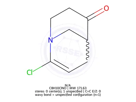 Chemical structure of 8-Chloro-1-azabicyclo[3.3.1]non-7-en-4-one