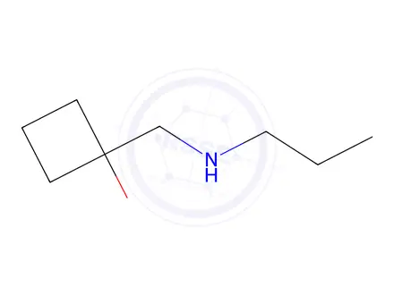 Chemical structure of 1-[(propylamino)methyl]cyclobutan-1-ol