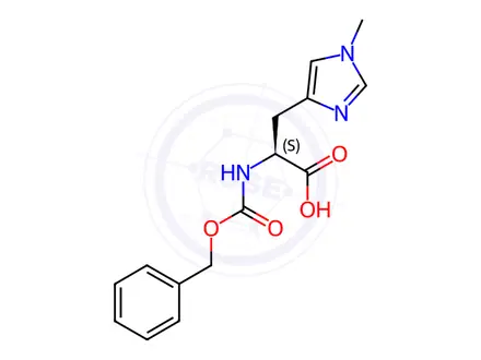 Chemical structure of Na-((Benzyloxy)carbonyl)-Nt-methyl-L-histidine