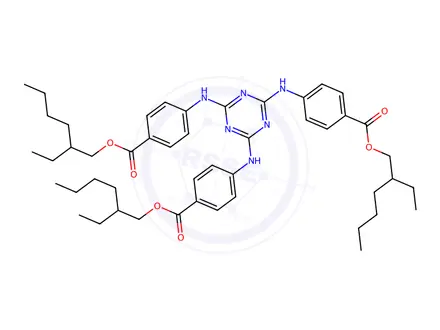 Chemical structure of Ethylhexyl triazone
