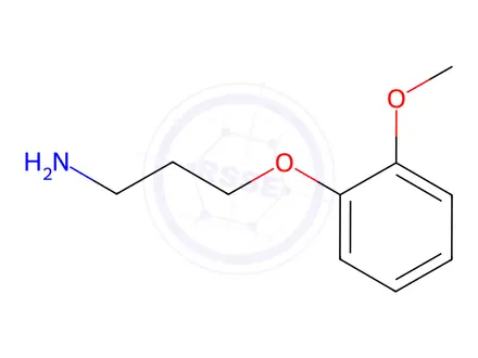 Chemical structure of 3-(2-Methoxyphenoxy)propan-1-amine