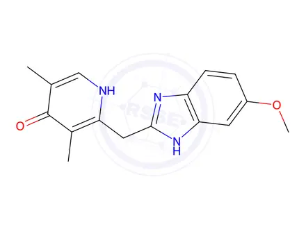 Chemical structure of Esomeprazole Impurity 7