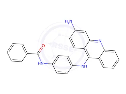 Chemical structure of N-(4-((3-Aminoacridin-9-yl)amino)phenyl)benzamide
