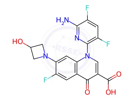 Chemical structure of Delafloxacin Impurity 7