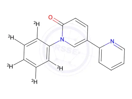 Chemical structure of 1-Phenyl-5-(Pyridin-2-yl)-2(1H)-Pyridone-d5