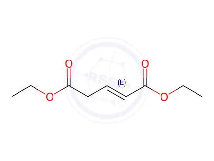 Chemical structure of Diethyl glutaconate,mixture of cis and trans
