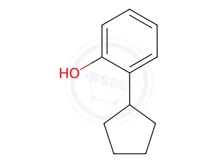 Chemical structure of 2-Cyclopentylphenol