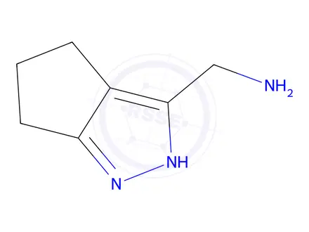 Chemical structure of (1,4,5,6-Tetrahydrocyclopenta[c]pyrazol-3-yl)methanamine