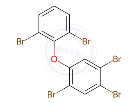Chemical structure of 2,2',4,5,6'-Pentabromodiphenyl Ether
