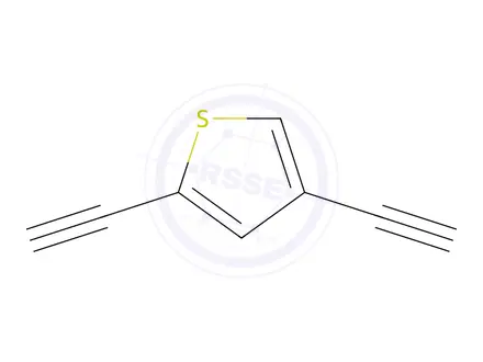 Chemical structure of Thiophene, 2,4-diethynyl-(9CI)