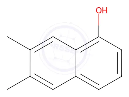 Chemical structure of 6,7-Dimethylnaphthalene-1-ol