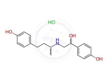 Chemical structure of Ractopamine hydrochloride