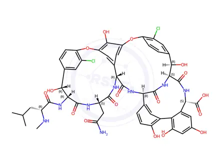 Chemical structure of Vancomycin EP Impurity C