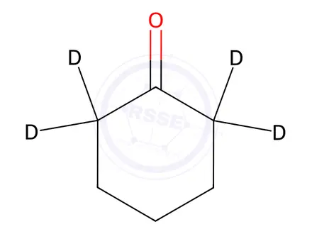 Chemical structure of Cyclohexanone (2,2,6,6-d4)