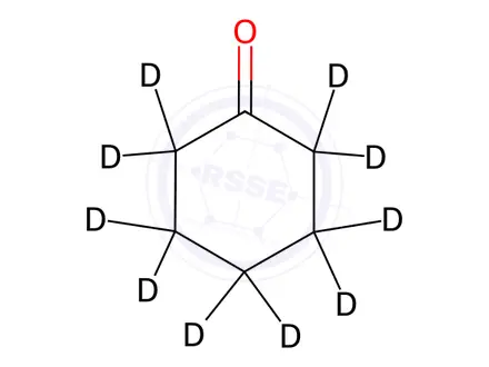 Chemical structure of Cyclohexanone-d10