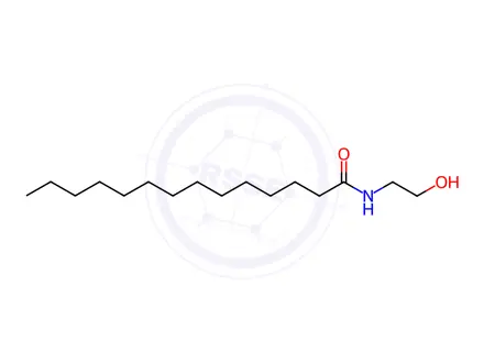 Chemical structure of Myristoyl Ethanolamide